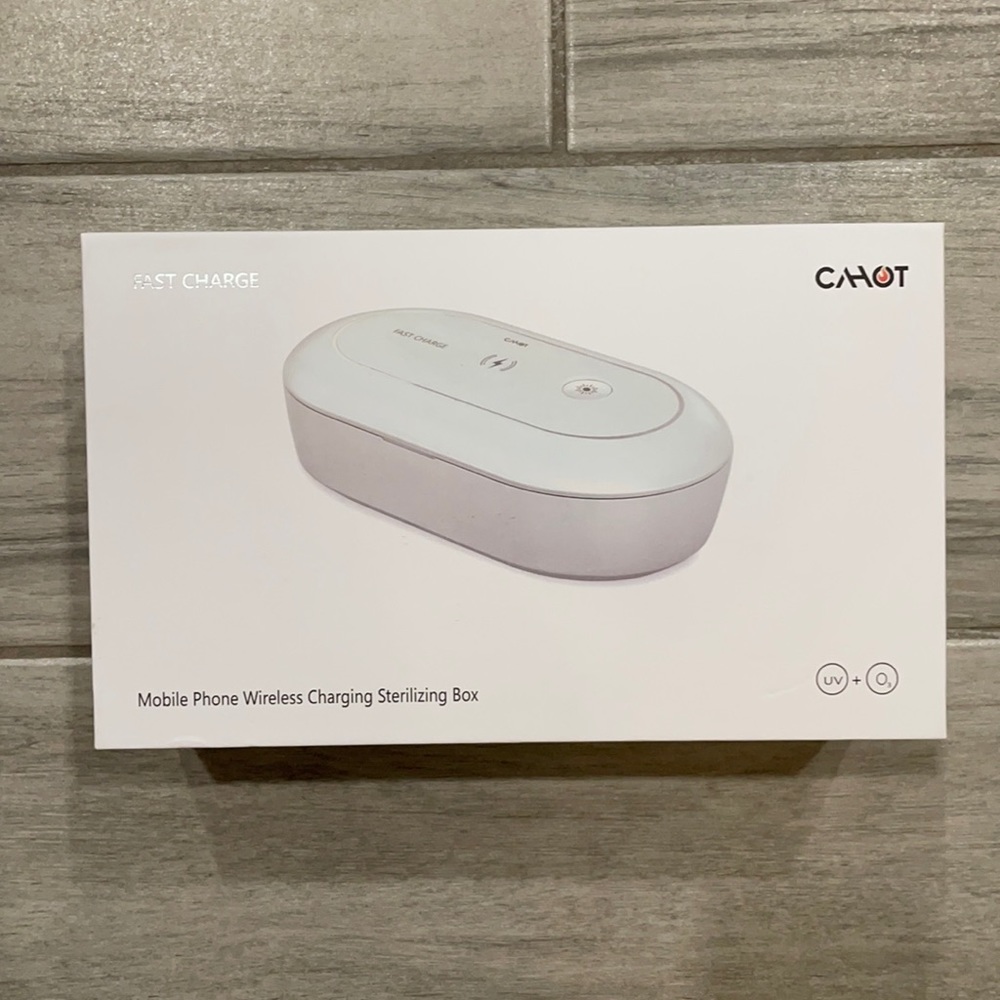 NEW !! Cell Phone Wireless Charging Sterilization Box